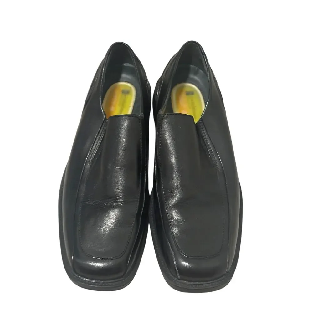 Dockers Men's 8 Black Emptor Slip On Synthetic Leather Round Toe Dress Shoe